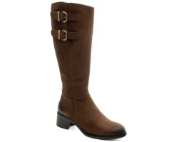 Botas Misha High CWT Castanho Escuro