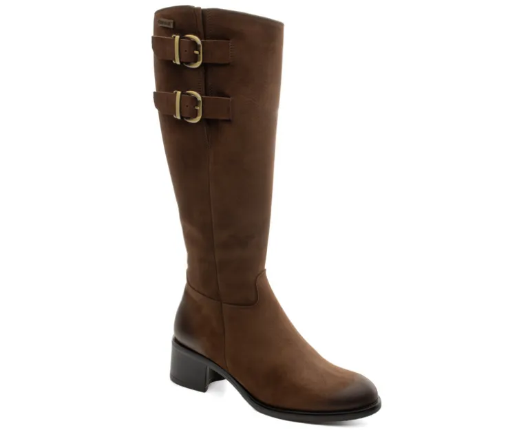 Botas Misha High CWT Castanho Escuro