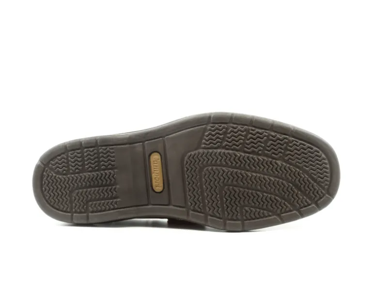 Sapatos PU Boat Castanho