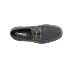 Sapatos PU Boat Navy